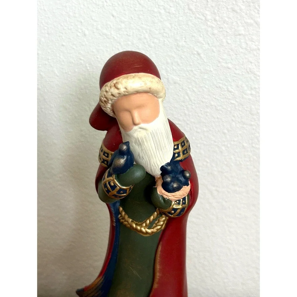 Rare Vintage Mindspring Studio Christmas Santa Figurine 2002
